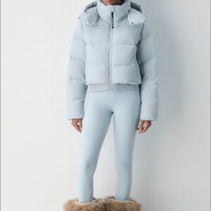 Aritzia Light Blue Puffer Jacket